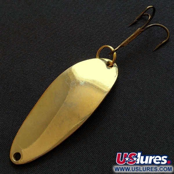 Vintage Acme Little Cleo, 1/3oz gold fishing spoon #18311