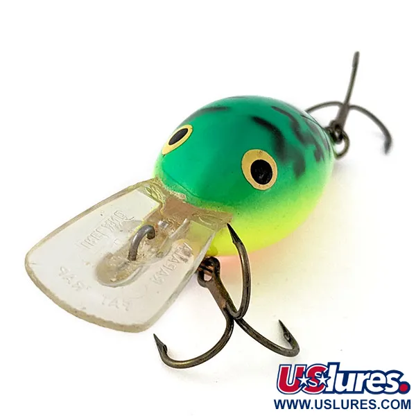 Vintage   Rapala Fat Rap FR 5 UV, 1/3oz Fire Tiger fishing lure #18312