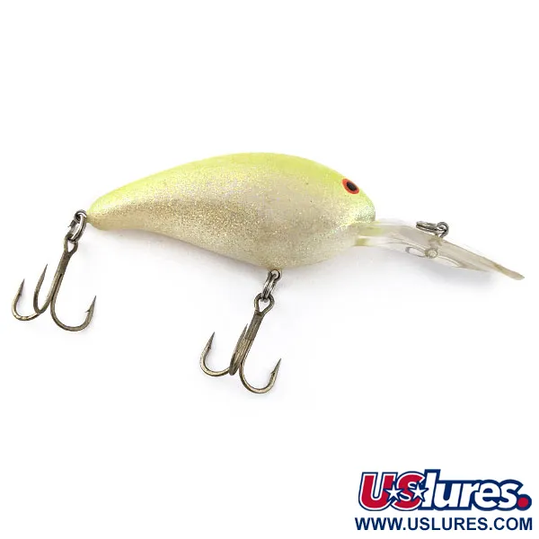 Vintage   Norman DD14, 3/5oz yellow fishing lure #18321