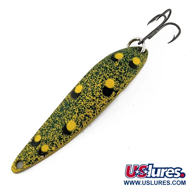 Vintage Acme Fiord Spoon, 2/5oz frog fishing spoon #18322