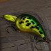 Vintage   Bomber Fat A B06F, 3/5oz  G Finish reflectiv green fishing lure #18324