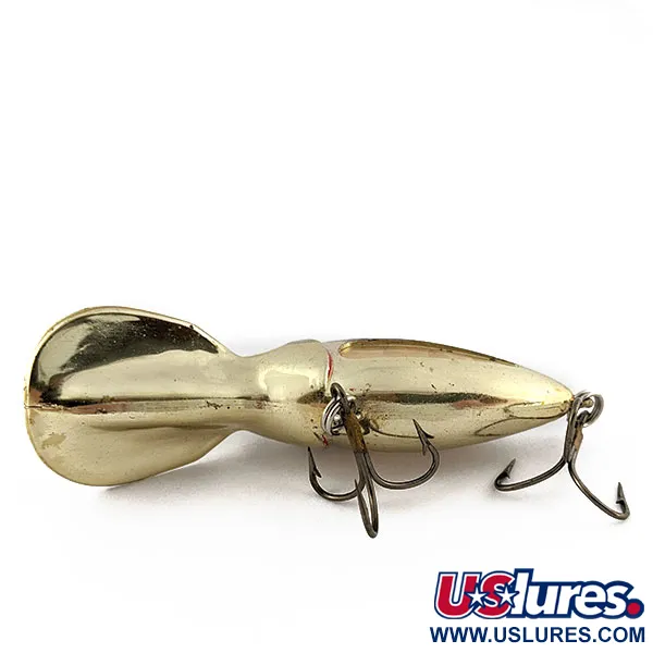 Vintage   Producers Willy's Worm , 1/4oz gold fishing lure #18328
