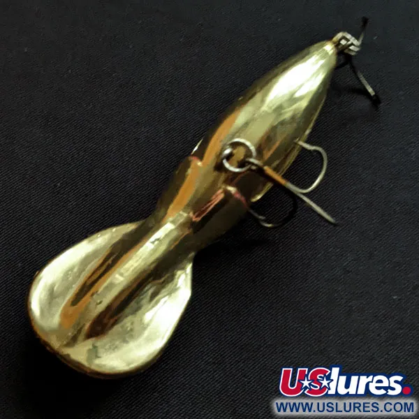 Vintage   Producers Willy's Worm , 1/4oz gold fishing lure #18328