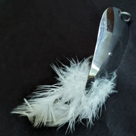 Vintage Tony Accetta HOBO, 2/5oz nickel fishing spoon #18329