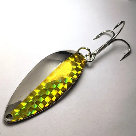 Vintage Seneca Little Cleo (Hula Girl), 3/4oz nickel/gold fishing spoon #18337