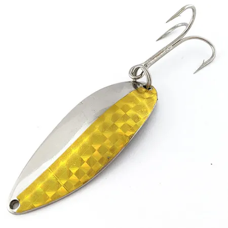 Vintage Seneca Little Cleo (Hula Girl), 3/4oz nickel/gold fishing spoon #18337