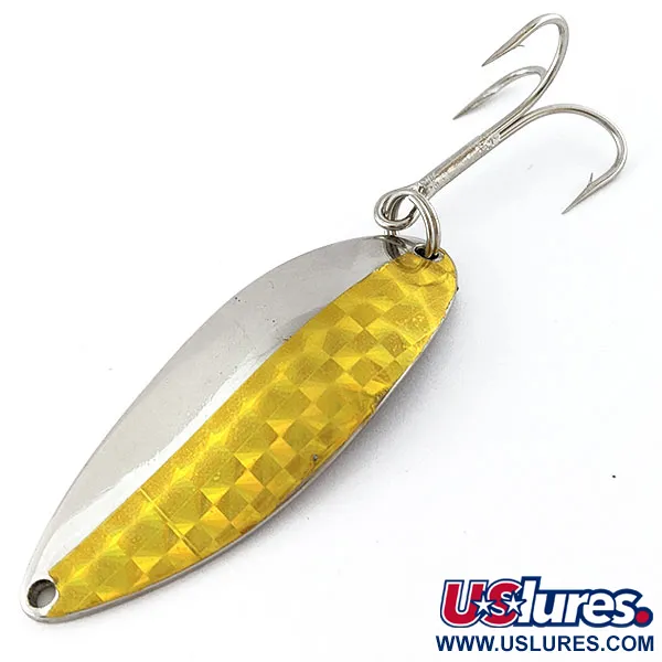 Vintage Seneca Little Cleo (Hula Girl), 3/4oz nickel/gold fishing spoon #18337