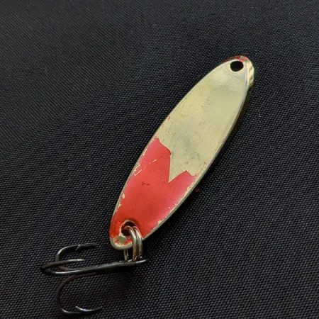 Vintage Acme Kastmaster, 1/4oz gold/red fishing spoon #18340