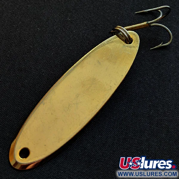 Vintage Acme Kastmaster, 3/4oz gold fishing spoon #18346