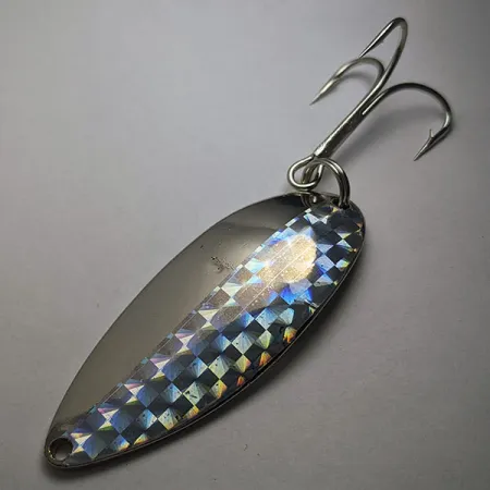 Vintage Seneca Little Cleo (Hula Girl), 3/4oz nickel fishing spoon #18347