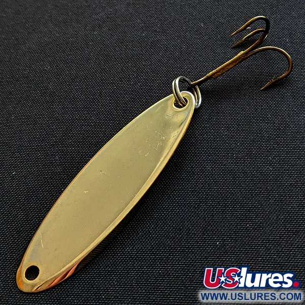 Vintage Acme Kastmaster, 3/8oz gold fishing spoon #18348