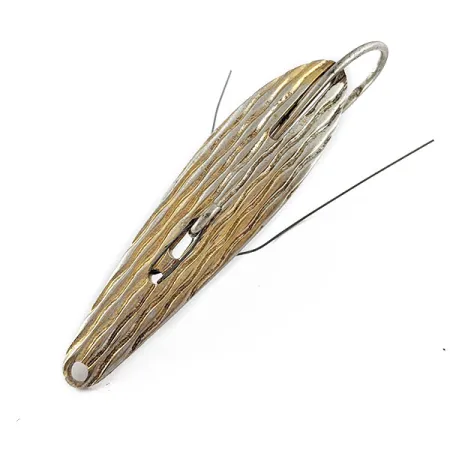 Vintage Williams WIlliams Weedler, 1/4oz gold fishing spoon #18349