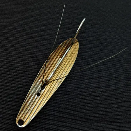 Vintage Williams WIlliams Weedler, 1/4oz gold fishing spoon #18349