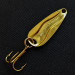 Vintage  Luhr Jensen Hot Shot W, 3/64oz gold fishing spoon #18352