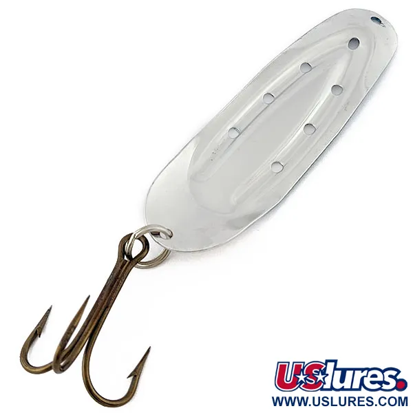 Vintage Lake Products Charger №3, 2/5oz nickel/blue fishing spoon #18363