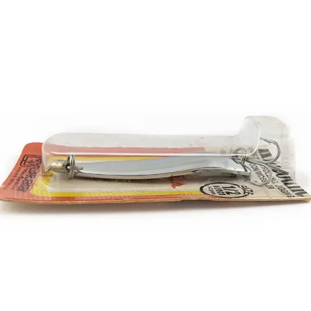 Luhr Jensen Krocodile #4, 1/2oz nickel fishing spoon #18369