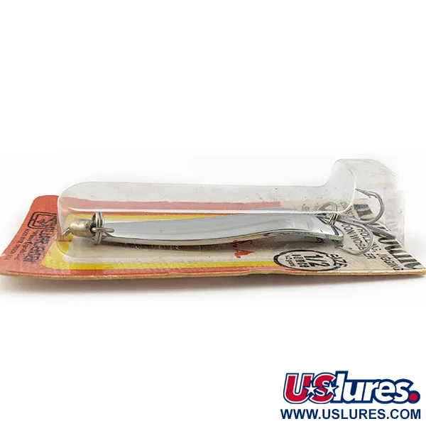  Luhr Jensen Krocodile #4, 1/2oz nickel fishing spoon #18369
