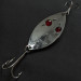 Vintage   Hofschneider Red Eye Wiggler, 1oz nickel/red eyes fishing spoon #18375