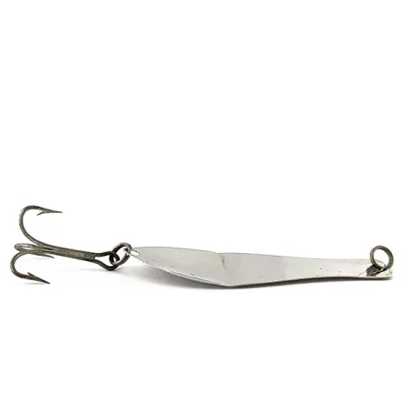 Vintage Prescott Spinner Thin Doctor 165, 1/8oz nickel fishing spoon #18381