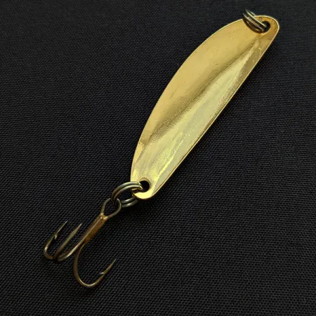 Vintage Acme Side-Winder, 1/4oz gold fishing spoon #18385