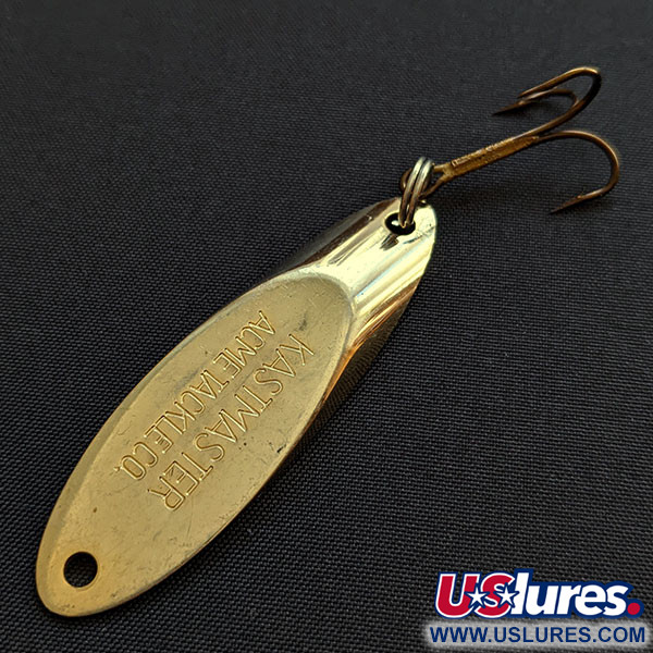 Vintage  Acme Kastmaster, 1/2oz gold fishing spoon #18387