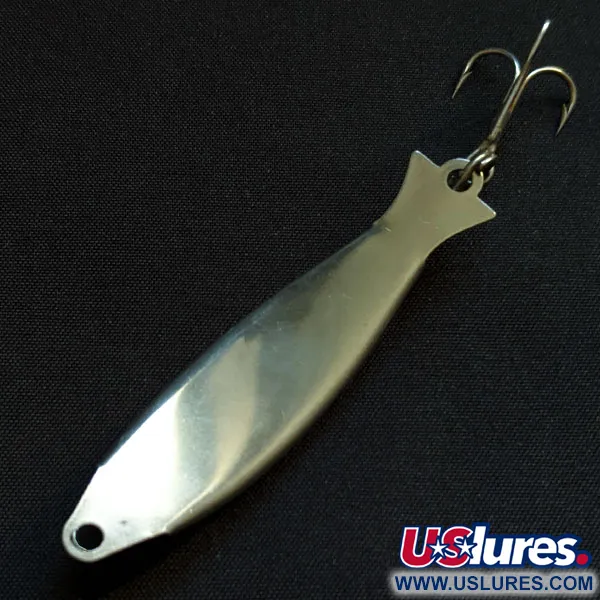 Vintage  Salm The Killer Red Abalone Pearl Minnow​, 1/4oz yellow/nickel fishing spoon #18398