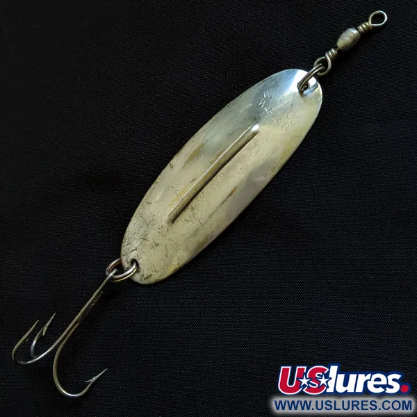Vintage Williams Wabler W60, 3/4oz silver fishing spoon #18409