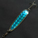 Vintage  Luhr Jensen Krocodile #4, 1/2oz nickel/blue fishing spoon #18412