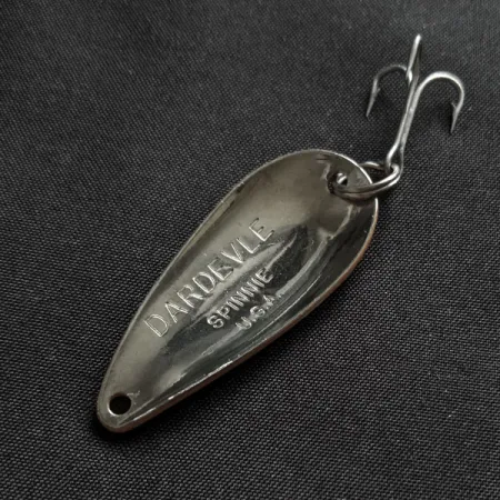 Vintage Eppinger Dardevle Spinnie, 1/3oz perch fishing spoon #18416