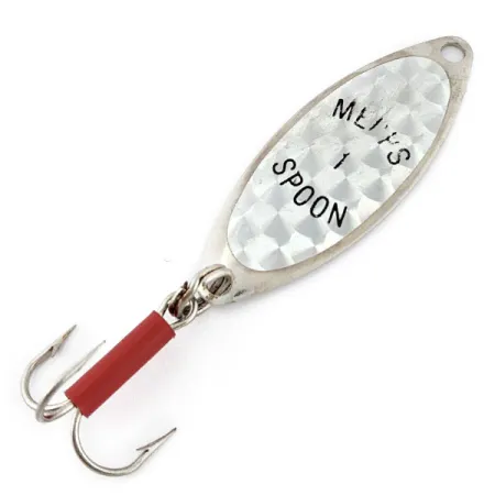 Vintage Mepps Spoon 1, 1/4oz nickel fishing spoon #18417