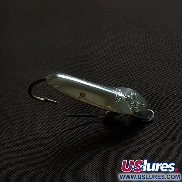 Vintage   Pflueger Chum 2, 1/4oz nickel fishing spoon #18418