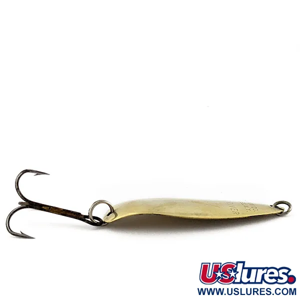 Vintage Sutton West River, 1/4oz gold fishing spoon #18445