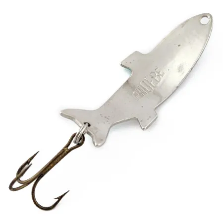 Vintage Acme Phoebe, 1/4oz nickel/green fishing spoon #18453