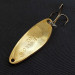 Vintage   Acme Little Cleo, 1/4oz gold/orange fishing spoon #18457