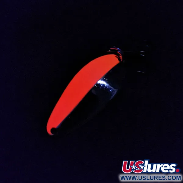 Vintage Acme Little Cleo, 1/4oz gold/orange fishing spoon #18457