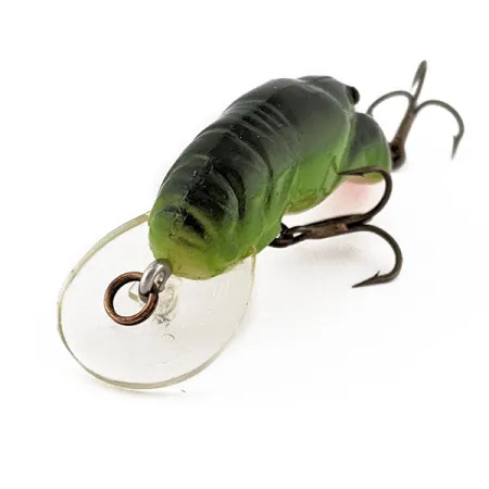 Vintage Rebel Wee Crawfish shallow, 3/16oz green fishing lure #18460