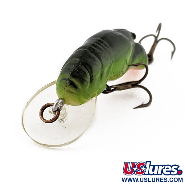 Vintage   Rebel Wee Crawfish shallow, 3/16oz green fishing lure #18460