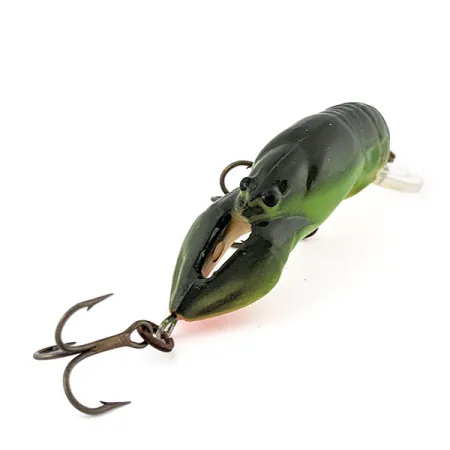 Vintage Rebel Wee Crawfish shallow, 3/16oz green fishing lure #18460