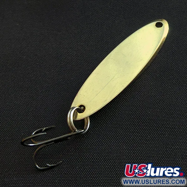 Vintage Acme Kastmaster, 1/4oz gold fishing spoon #18461