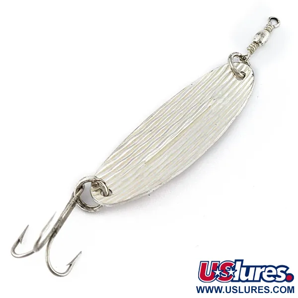 Vintage Williams Wabler W40, 1/4oz silver fishing spoon #18462