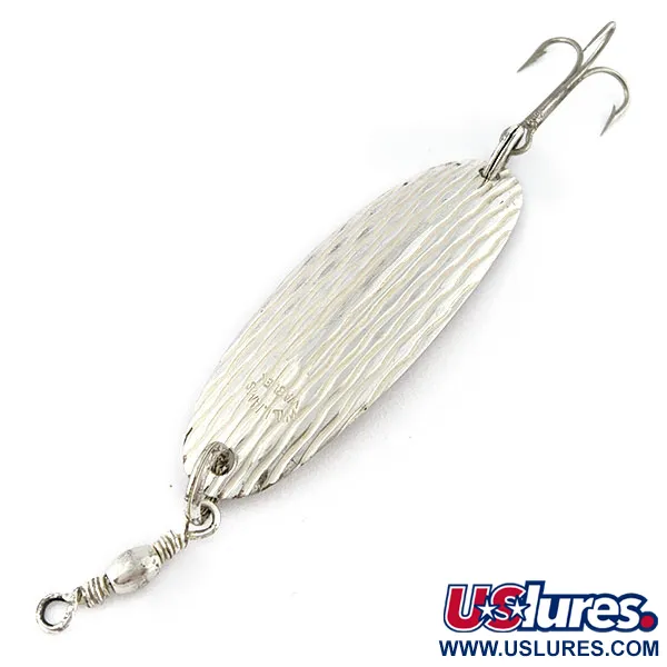 Vintage Williams Wabler W40, 1/4oz silver fishing spoon #18462