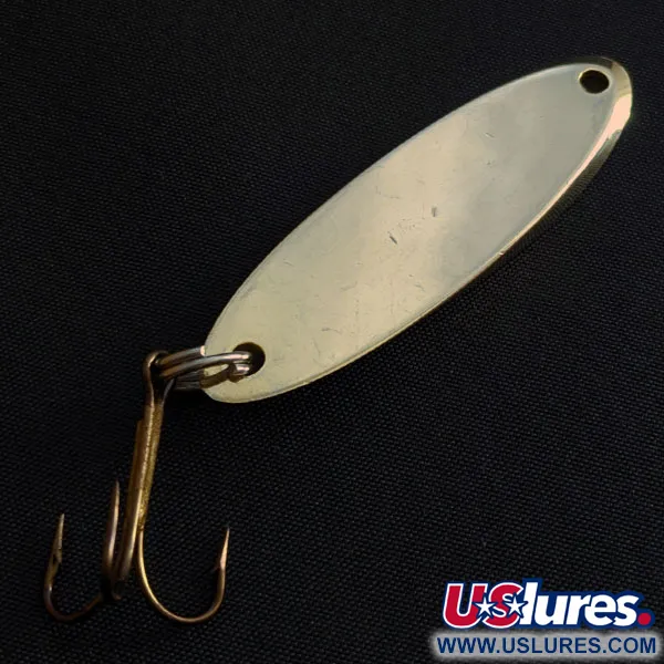 Vintage Acme Kastmaster, 1/2oz gold fishing spoon #18468