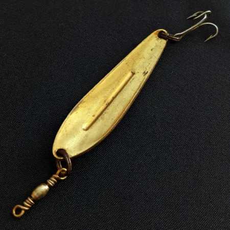 Vintage Williams Whitefish C50, 1/4oz gold fishing spoon #18469