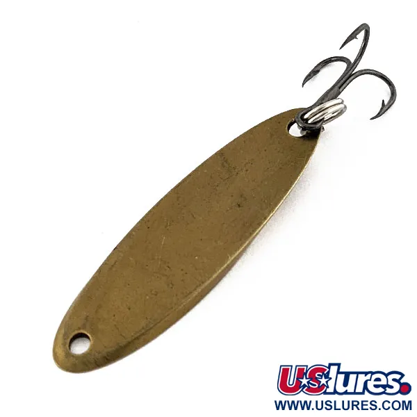 Vintage Acme Kastmaster, 1/4oz brass fishing spoon #18472