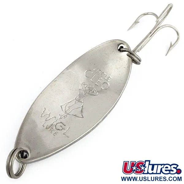 Vintage Seneca Little Cleo (Hula Girl), 2/3oz pearl fishing spoon #18481