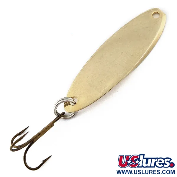 Vintage Acme Kastmaster, 1/2oz gold fishing spoon #18489