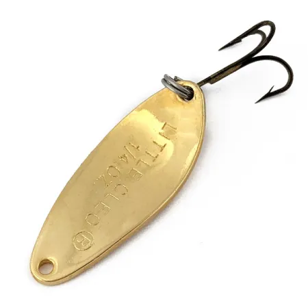 Vintage Acme Little Cleo, 1/4oz gold fishing spoon #18491