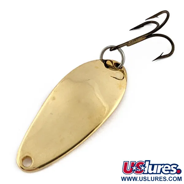 Vintage Acme Little Cleo, 1/4oz gold fishing spoon #18491