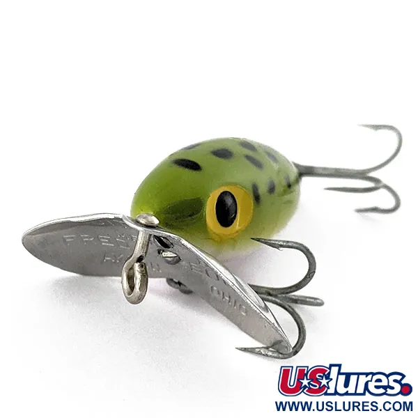 Vintage   Fred Arbogast Jitterbug, 1/4oz frog fishing lure #18494
