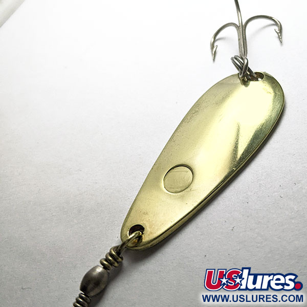 Vintage  Luhr Jensen Les Davis Hotrod, 2/5oz brass fishing spoon #18495